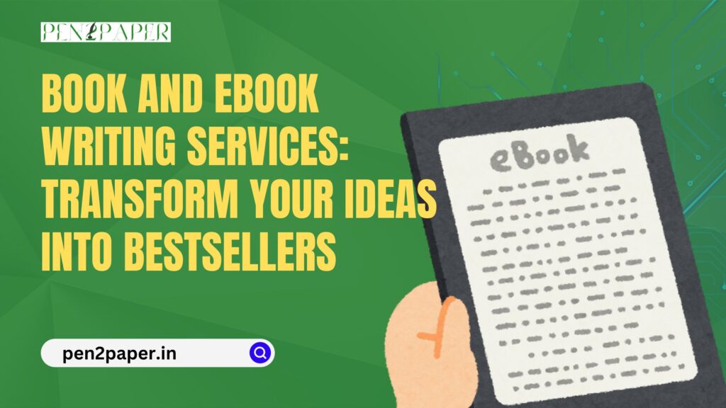 Book and eBook Writing Services