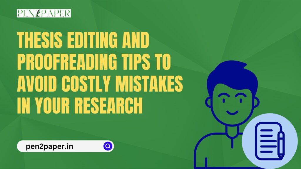 Thesis Editing and Proofreading Tips to Avoid Costly Mistakes in Your Research
