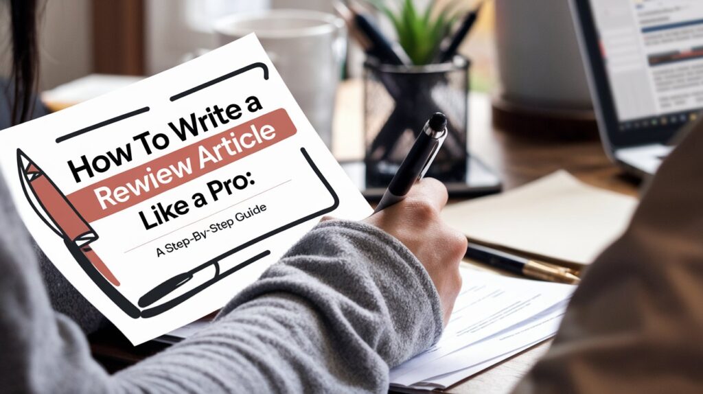 how to write a review article