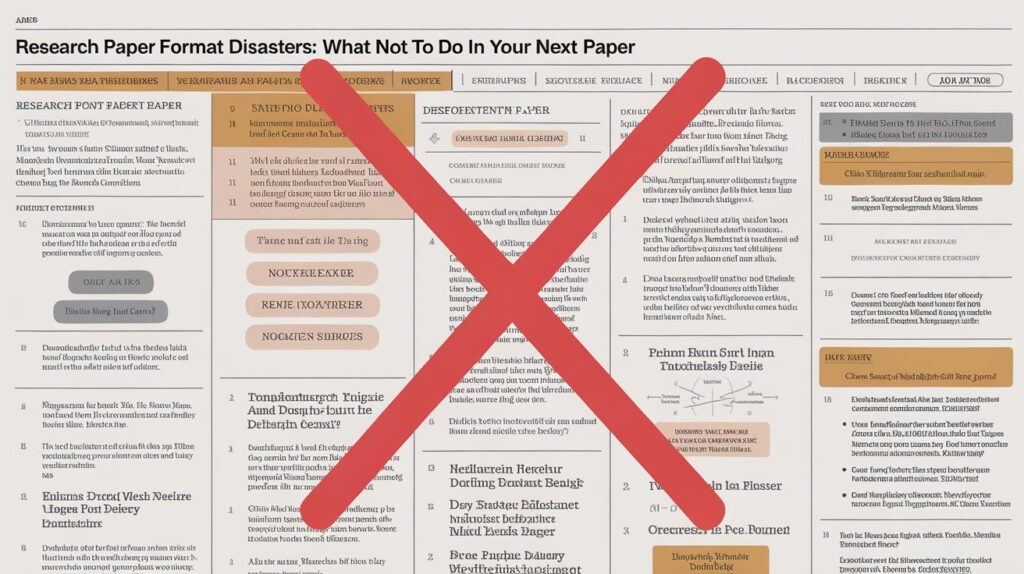 Research Paper Format Disasters